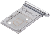 Dual Sim Card Tray Compatible For Samsung Galaxy Tab S9 FE Plus ( X616) (2023) (Silver)