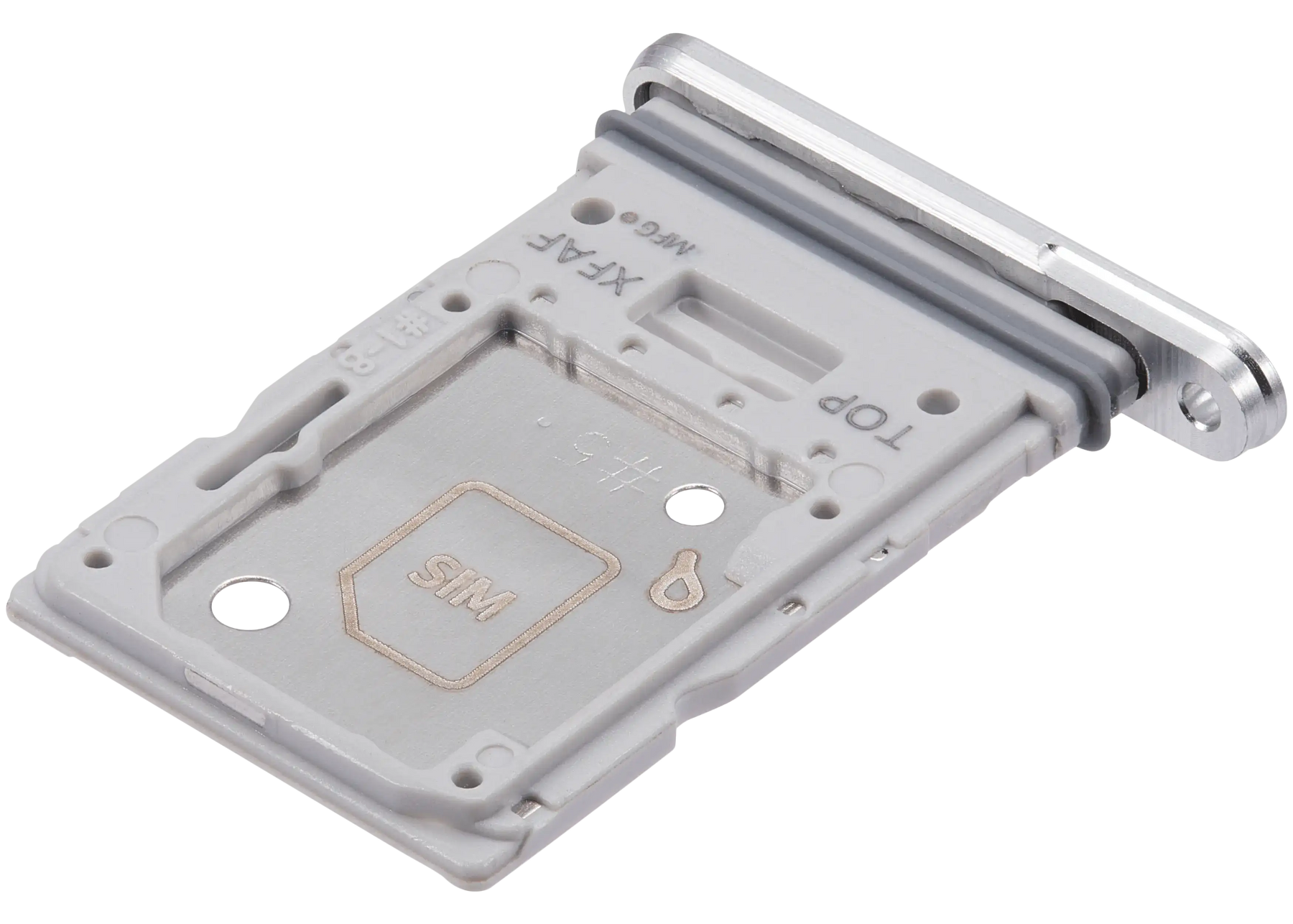 Dual Sim Card Tray Compatible For Samsung Galaxy Tab S9 FE Plus ( X616) (2023) (Silver)