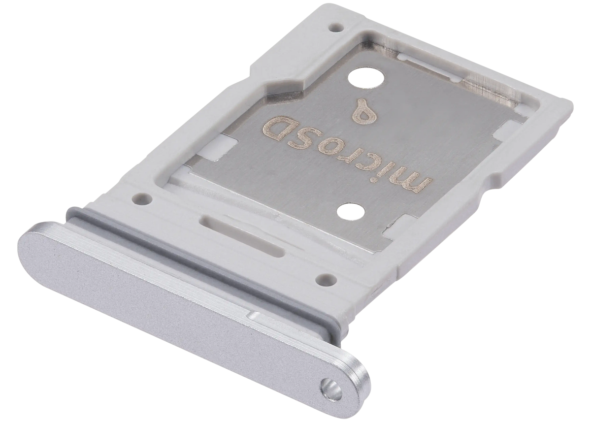Dual Sim Card Tray Compatible For Samsung Galaxy Tab S9 FE Plus ( X616) (2023) (Silver)