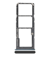 Replacement Dual Sim Card Tray Compatible For Samsung Galaxy A71 (A715 / 2020) (Prism Crush Black)
