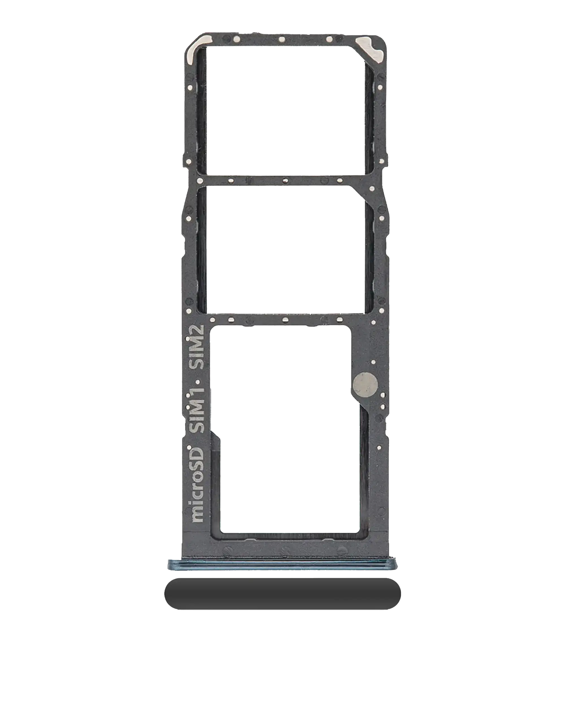 Replacement Dual Sim Card Tray Compatible For Samsung Galaxy A71 (A715 / 2020) (Prism Crush Black)