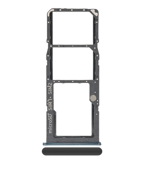 Replacement Dual Sim Card Tray Compatible For Samsung Galaxy A71 (A715 / 2020) (Prism Crush Black)