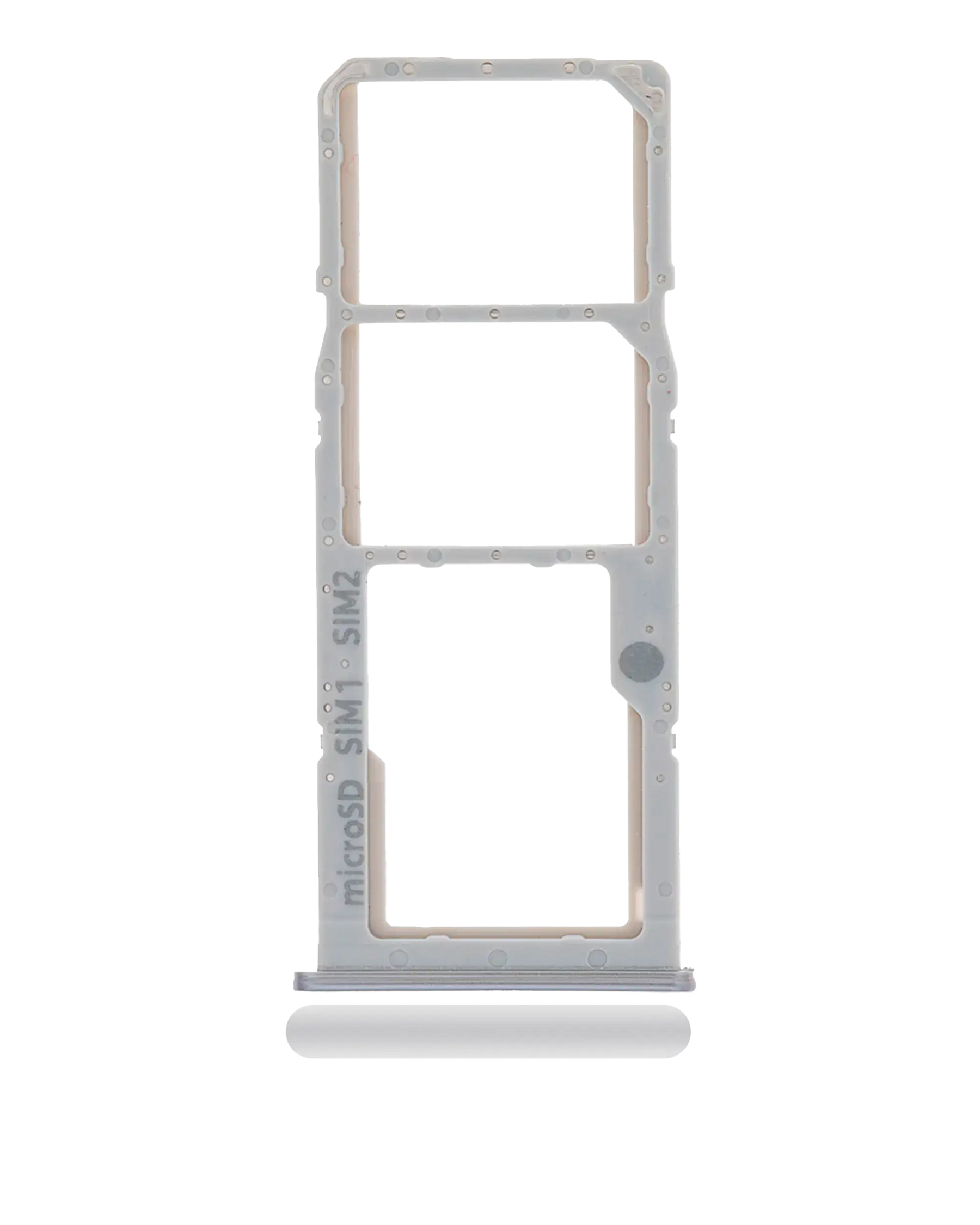 Dual Sim Card Tray Replacement Compatible For Samsung Galaxy A71 (A715 / 2020) (Prism Crush Silver)