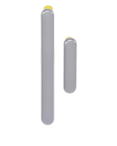 Replacement Hard Buttons (Power / Volume) Compatible For Samsung Galaxy A53 5G (A536 / 2022) (White)
