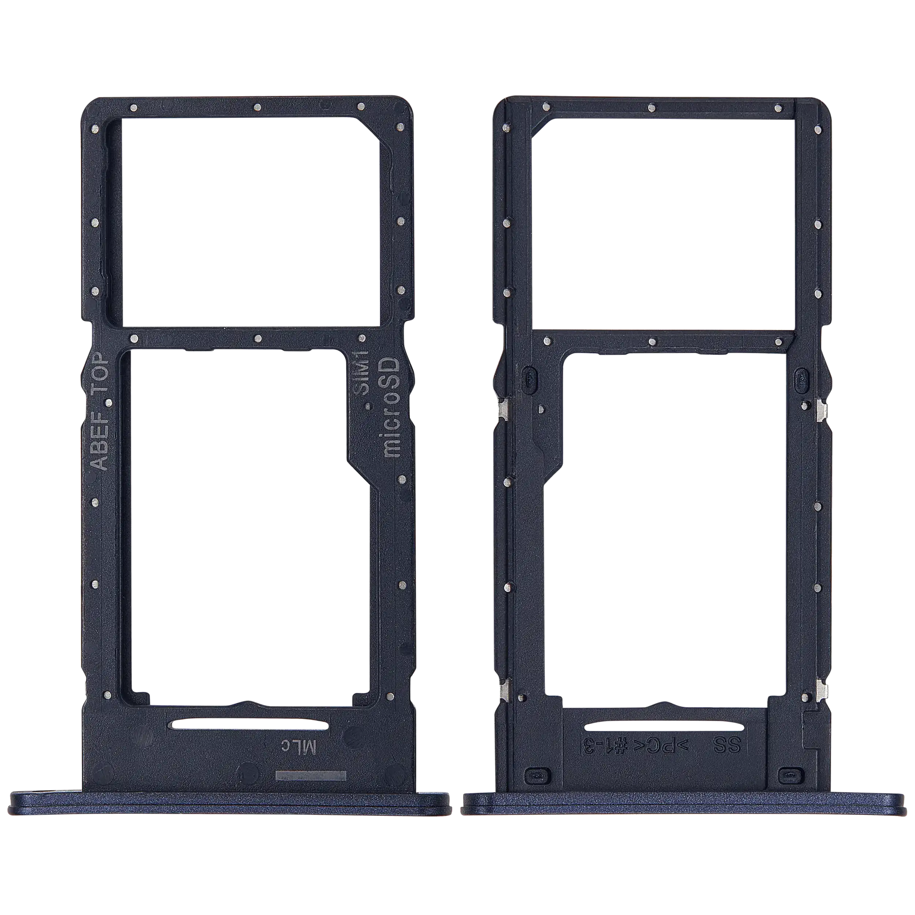 Single Sim Card Tray Compatible For Samsung Galaxy A25 5G (A256 / 2023) (Brave Black)