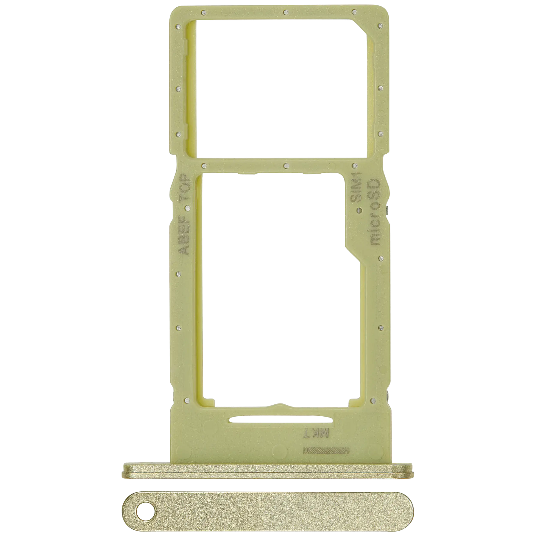 Single Sim Card Tray Compatible For Samsung Galaxy A25 5G (A256 / 2023) (Personality Yellow)