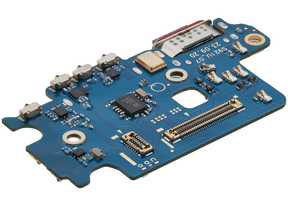 Charging Port Board With Sim Card Reader Compatible For Samsung Galaxy S24 5G (S921D) (International Version) (Premium)