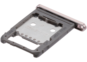 Dual Sim Card Tray Compatible For Samsung Galaxy Tab S8 (X700 / X706) (2022) / Tab S8 Plus 5G (X800 / X806) ( 2022) / Tab S8 Ultra (X900 / X906 ) (2022) (Pink Gold)