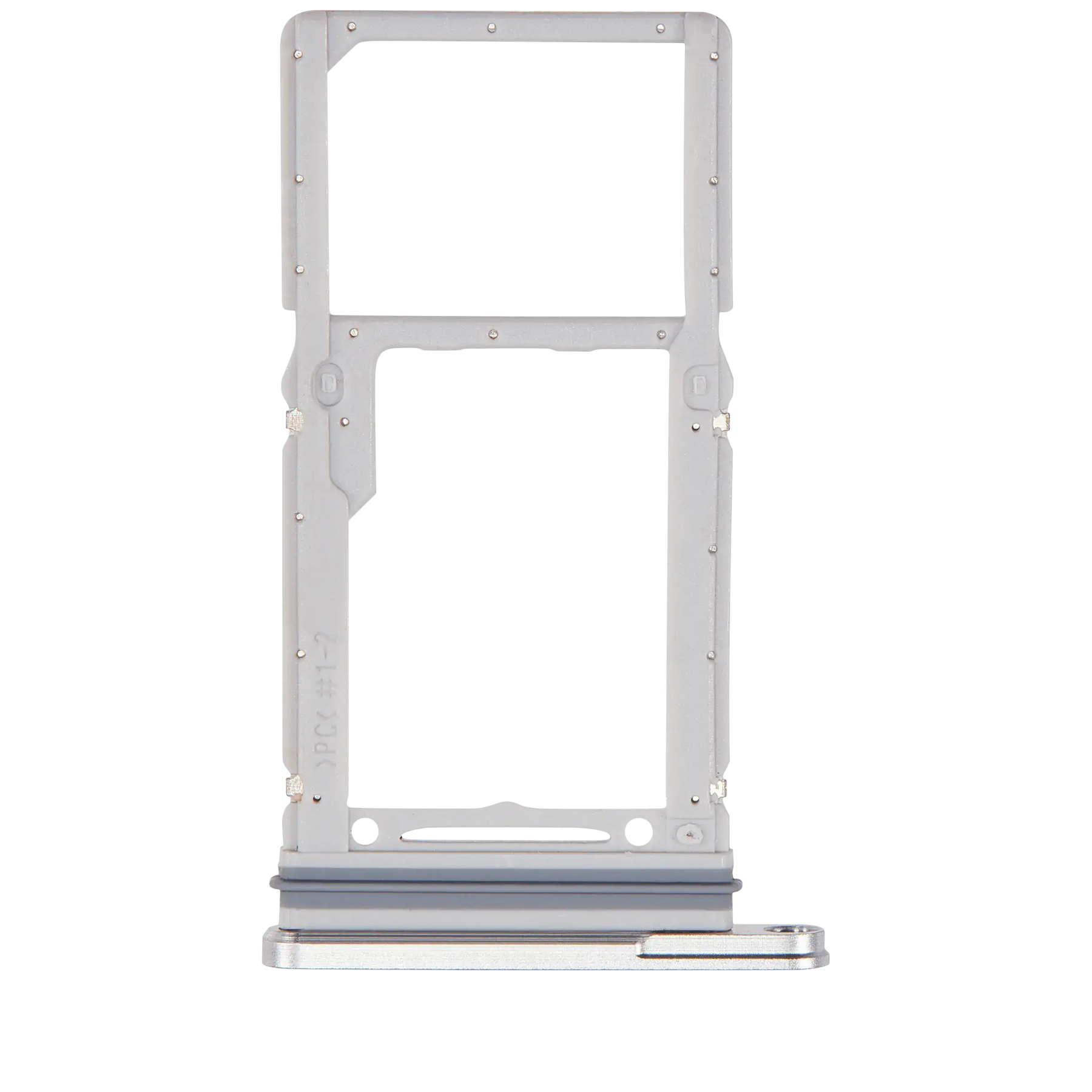 Dual Sim Card Tray Compatible For Samsung Galaxy Tab S9 FE 10.9" (X516) (2023) (Silver)