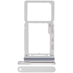 Dual Sim Card Tray Compatible For Samsung Galaxy Tab S9 FE 10.9" (X516) (2023) (Silver)