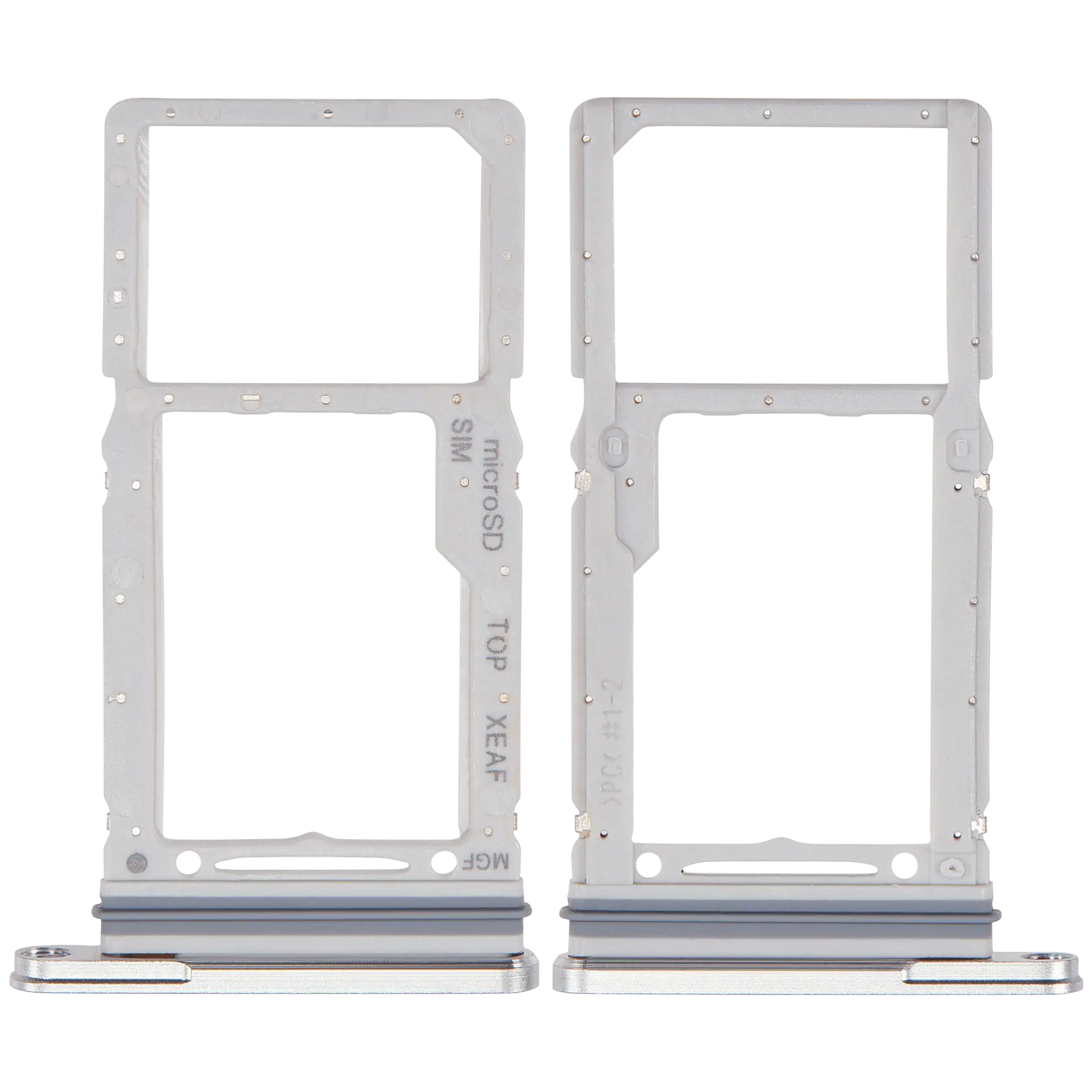 Dual Sim Card Tray Compatible For Samsung Galaxy Tab S9 FE 10.9" (X516) (2023) (Silver)