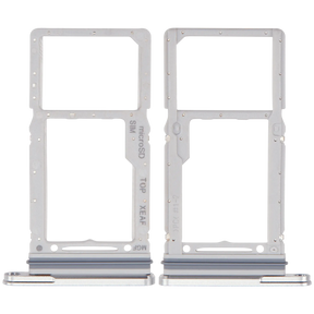 Dual Sim Card Tray Compatible For Samsung Galaxy Tab S9 FE 10.9" (X516) (2023) (Silver)