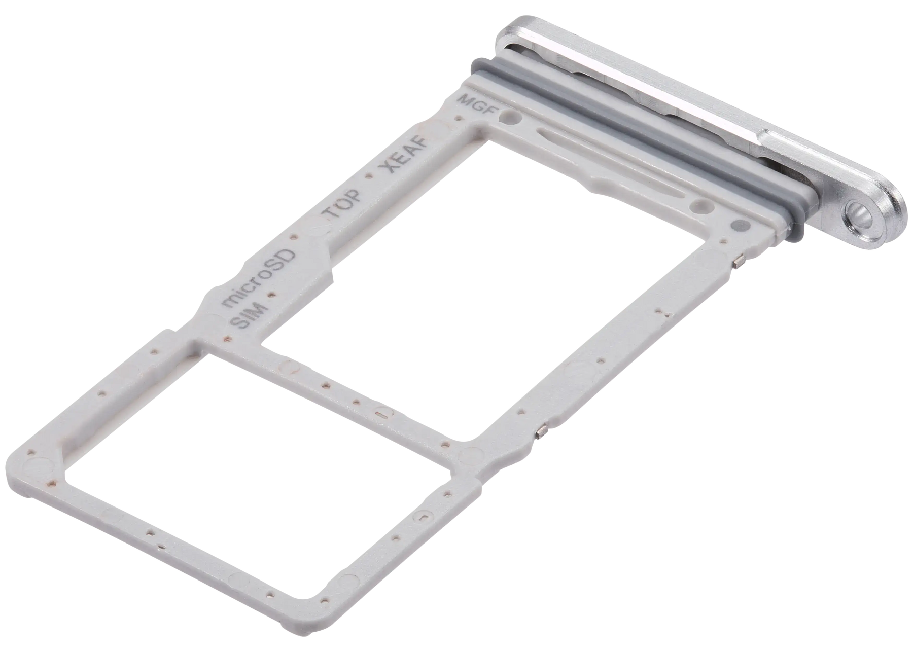 Dual Sim Card Tray Compatible For Samsung Galaxy Tab S9 FE 10.9" (X516) (2023) (Silver)