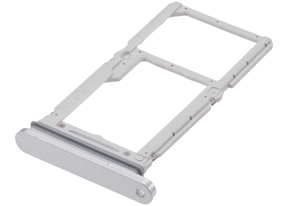 Dual Sim Card Tray Compatible For Samsung Galaxy Tab S9 FE 10.9" (X516) (2023) (Silver)