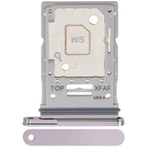 Dual Sim Card Tray Compatible For Samsung Galaxy Tab S9 FE Plus (X616) (2023) (Lavender)
