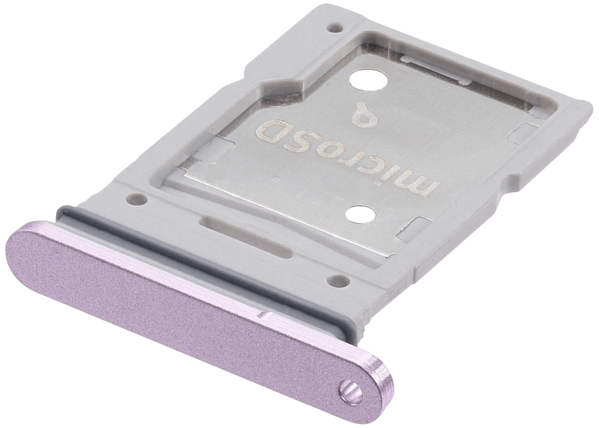 Dual Sim Card Tray Compatible For Samsung Galaxy Tab S9 FE Plus (X616) (2023) (Lavender)