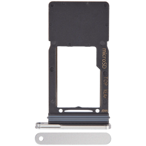 Micro SD Sim Card Tray Compatible For Samsung Galaxy Tab S9 FE 10.9" (X510) (2023) (WiFi Only) (Silver)