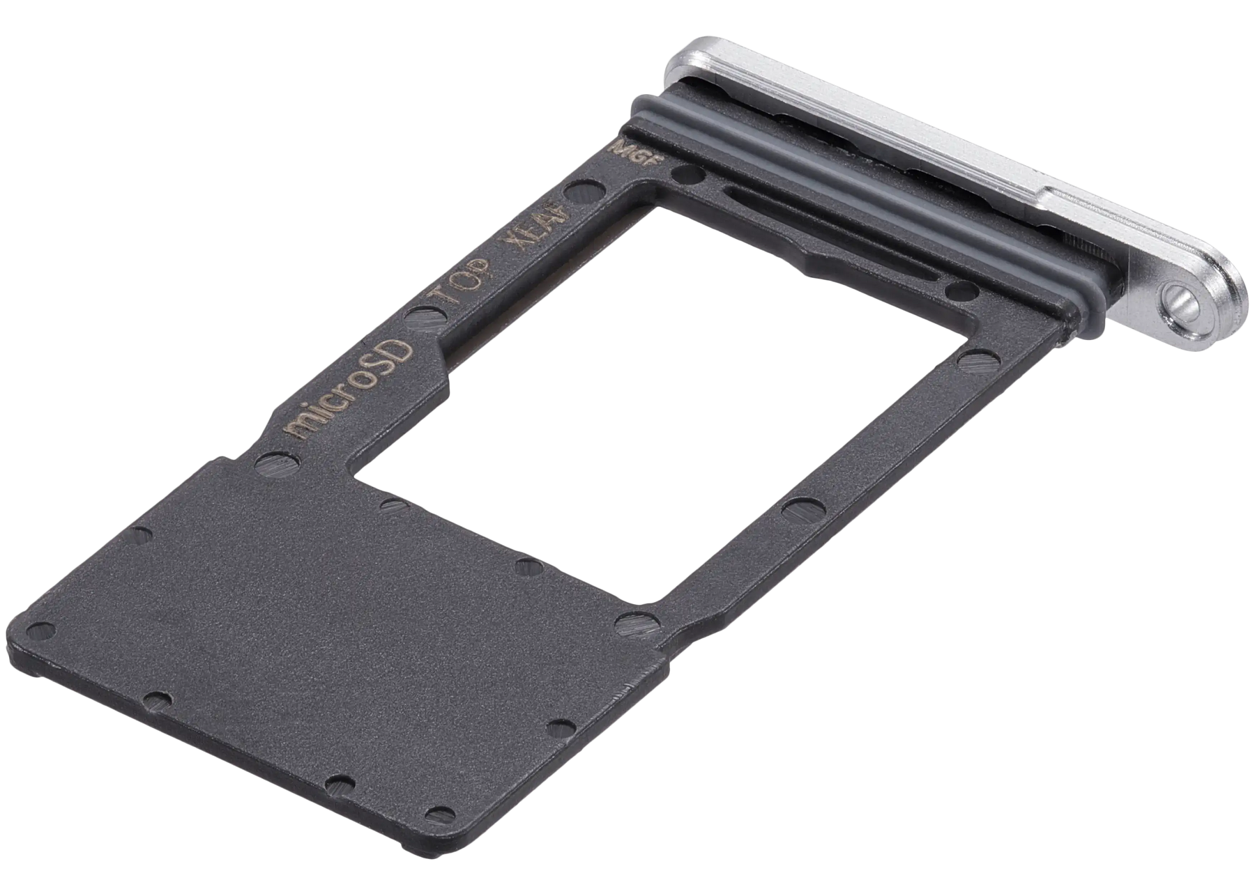 Micro SD Sim Card Tray Compatible For Samsung Galaxy Tab S9 FE 10.9" (X510) (2023) (WiFi Only) (Silver)