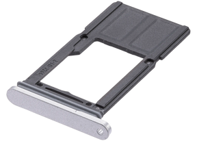 Micro SD Sim Card Tray Compatible For Samsung Galaxy Tab S9 FE 10.9" (X510) (2023) (WiFi Only) (Silver)