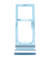 Dual Sim Card Tray Replacement Compatible For Samsung Galaxy A52 4G (A525 / 2021) / 5G (A526 / 2021) A52S 5G (A528 / 2021) (Awesome Blue)