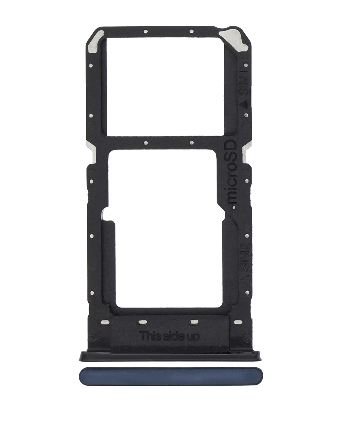 Replacement Dual Sim Card Tray Compatible For OnePlus Nord 4G (Black)
