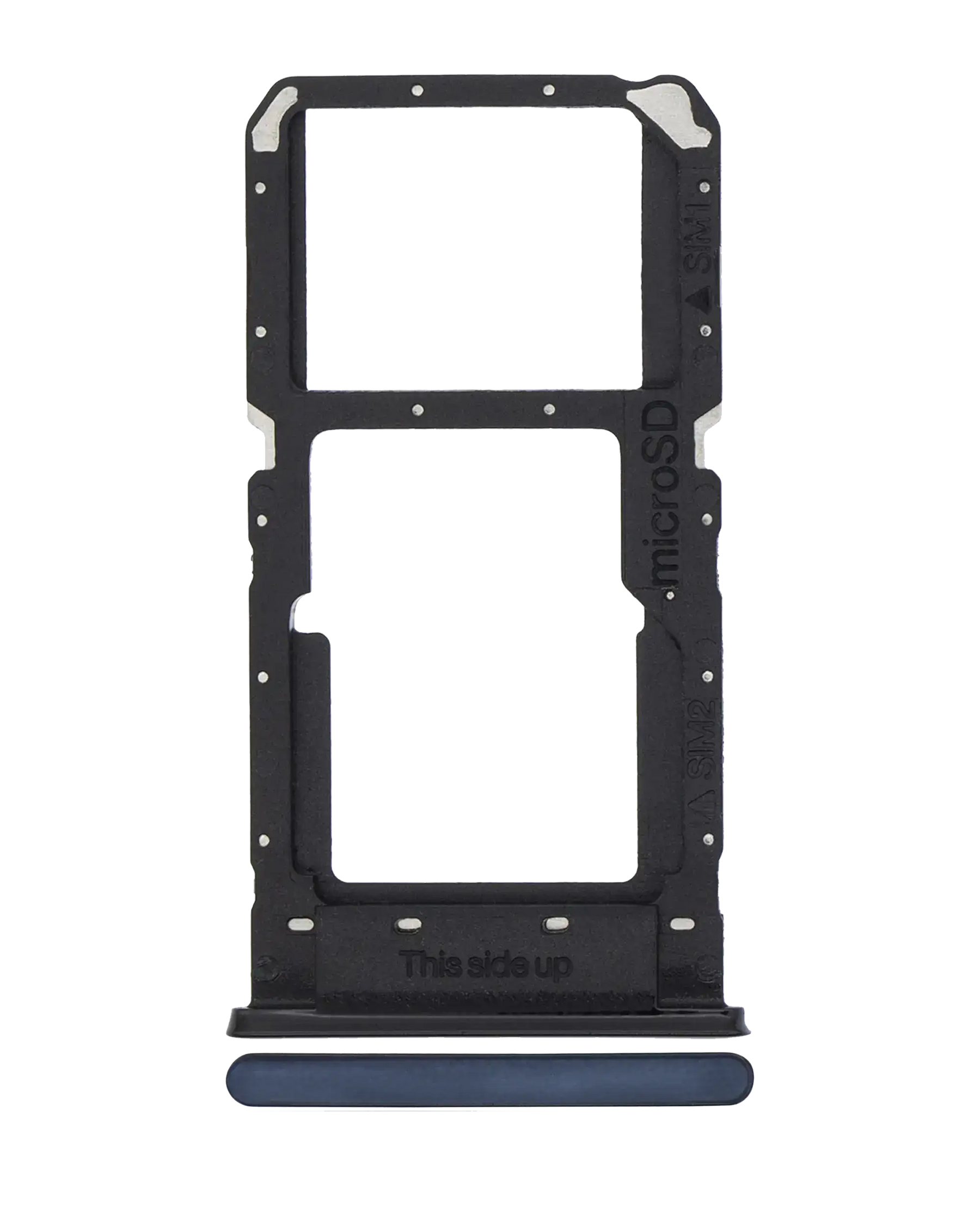 Replacement Dual Sim Card Tray Compatible For OnePlus Nord 4G (Black)