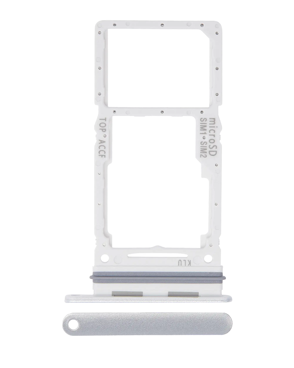 Dual Sim Card Tray Compatible For Samsung Galaxy A33 5G (A336 / 2022) (White)
