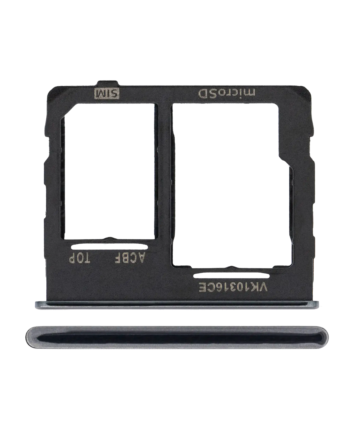 Single Sim Card Tray Compatible For Samsung Galaxy A32 5G (A326 / 2021) (Awesome Black)