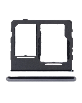 Dual Sim Card Tray Compatible For Samsung Galaxy A32 5G (A326 / 2021) (Awesome Black)