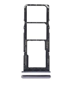 Dual Sim Card Tray Compatible For Samsung Galaxy A32 (A325 / 2021) (Awesome Black)
