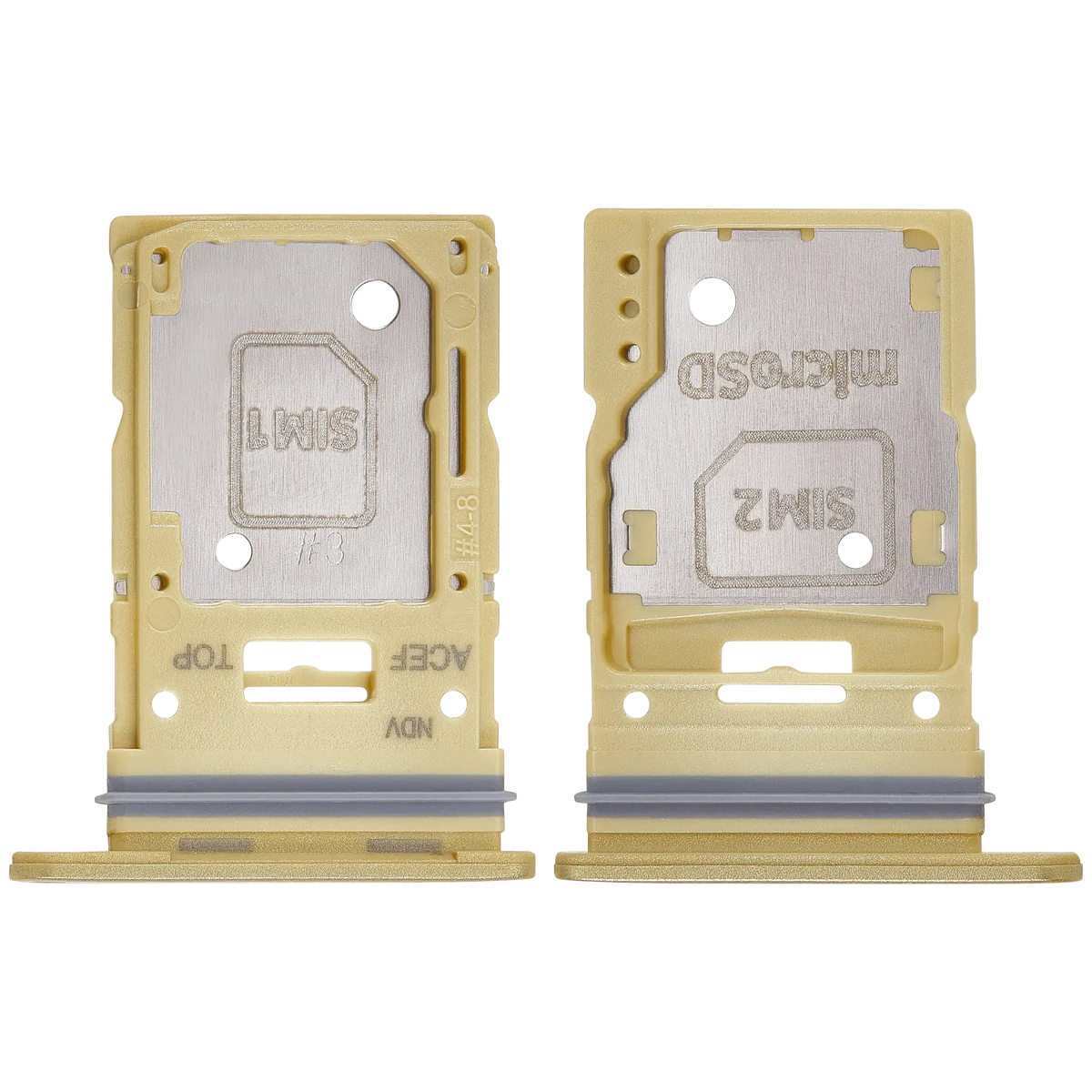 Dual Sim Card Tray Compatible For Samsung Galaxy A35 (A356 / 2024) (Premium)(Lemon)