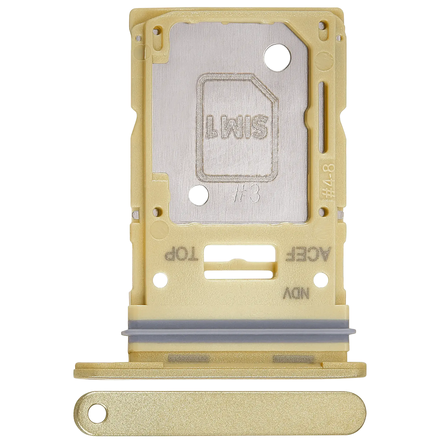 Dual Sim Card Tray Compatible For Samsung Galaxy A35 (A356 / 2024) (Premium)(Lemon)