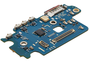 Charging Port Board With Sim Card Reader Compatible For Samsung Galaxy S24 5G (S921N) (Korean Version) (Premium)