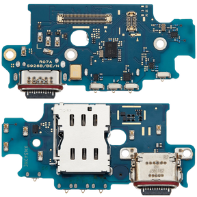 Charging Port Board With Sim Card Reader Compatible For Samsung Galaxy S24 Plus 5G (S926N) (Korean Version) (Premium)