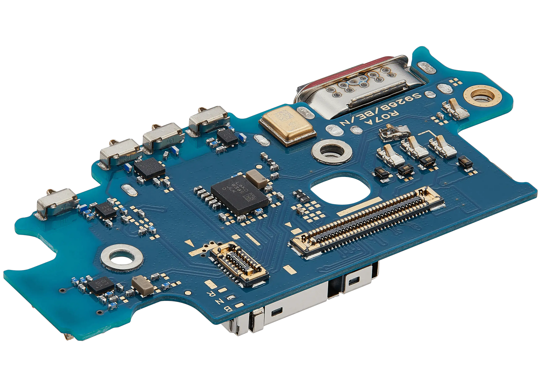 Charging Port Board With Sim Card Reader Compatible For Samsung Galaxy S24 Plus 5G (S926N) (Korean Version) (Premium)
