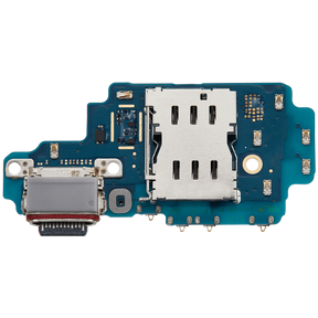 Charging Port Board With Sim Card Reader Compatible For Samsung Galaxy S24 Ultra 5G (S928D) (International Version) (Premium)