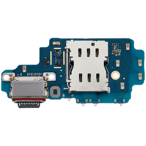 Charging Port Board With Sim Card Reader Compatible For Samsung Galaxy S24 Ultra 5G (S928N) (Korean Version) (Premium)