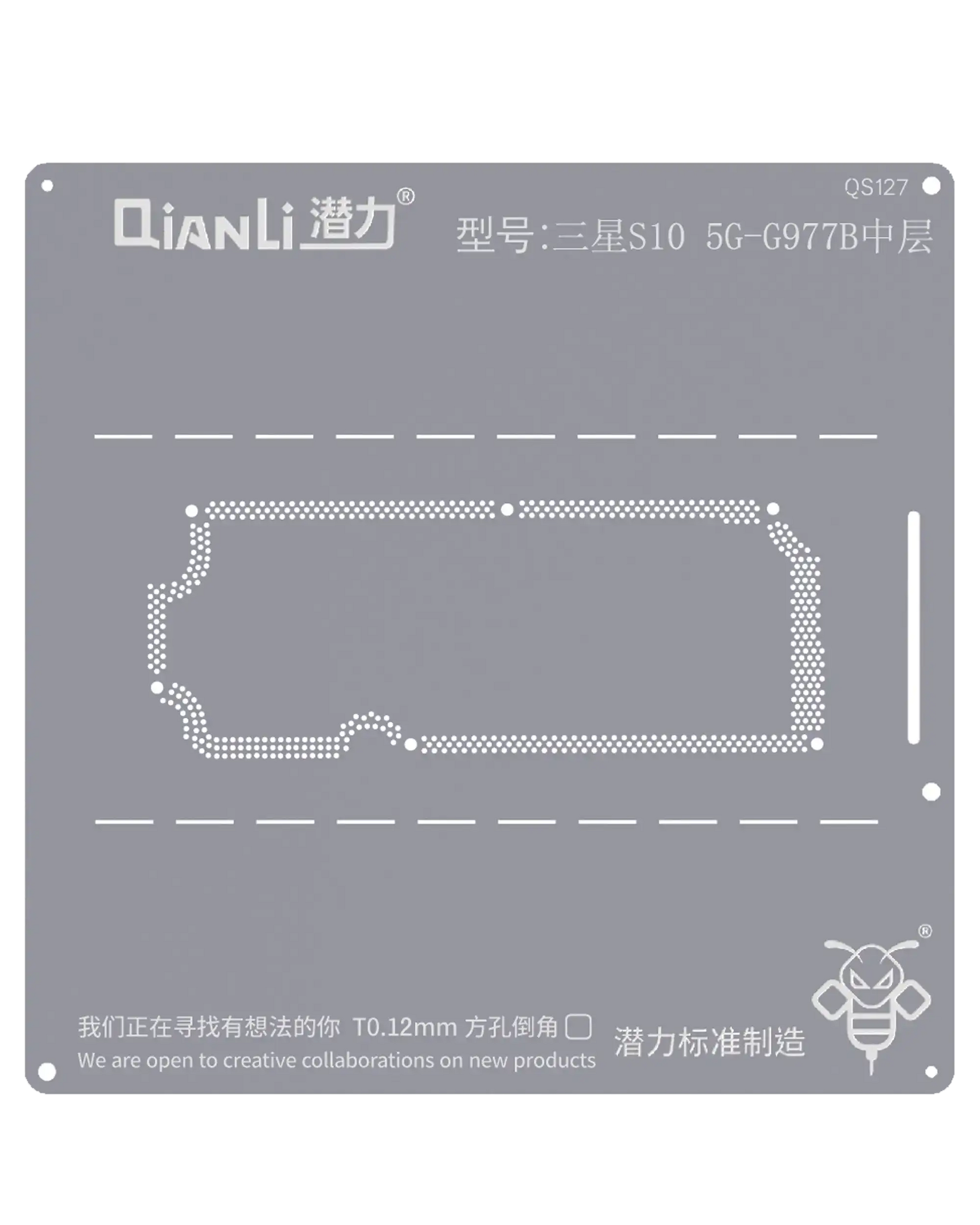 Bumblebee Stencil (QS127) For Samsung S10 5G-G977B Middle Layer (Qianli)