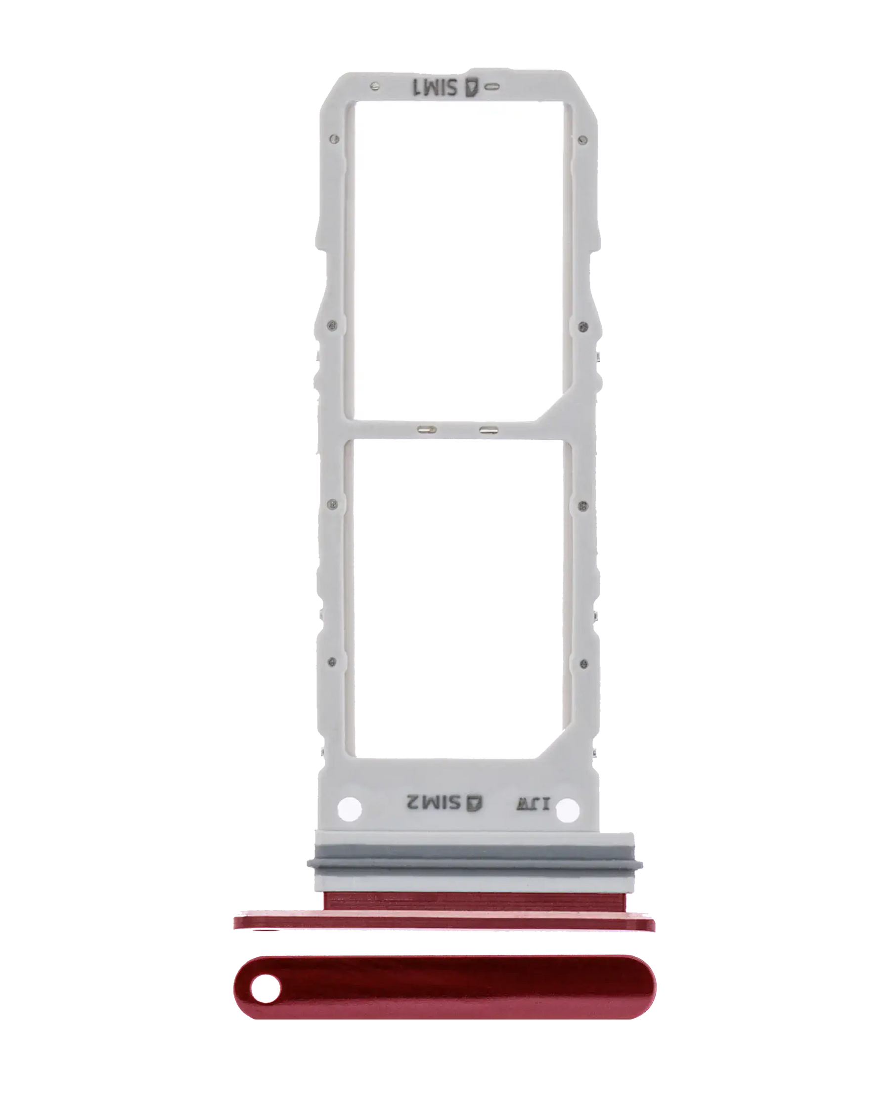 Dual Sim Card Tray Compatible For Samsung Galaxy Note 10 Replacement  (Aura Red)