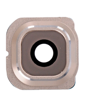 Replacement Back Camera Lens Compatible For Samsung Galaxy S6 Edge (Gold)