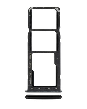 Dual Sim Card Tray Compatible For Samsung Galaxy A20 (A205 / 2019) / A30 (A305 / 2019) / A50 (A505 / 2019) (Black)
