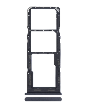 Dual Sim Card Tray Compatible For Samsung Galaxy A02 (A022 / 2020) (Black)