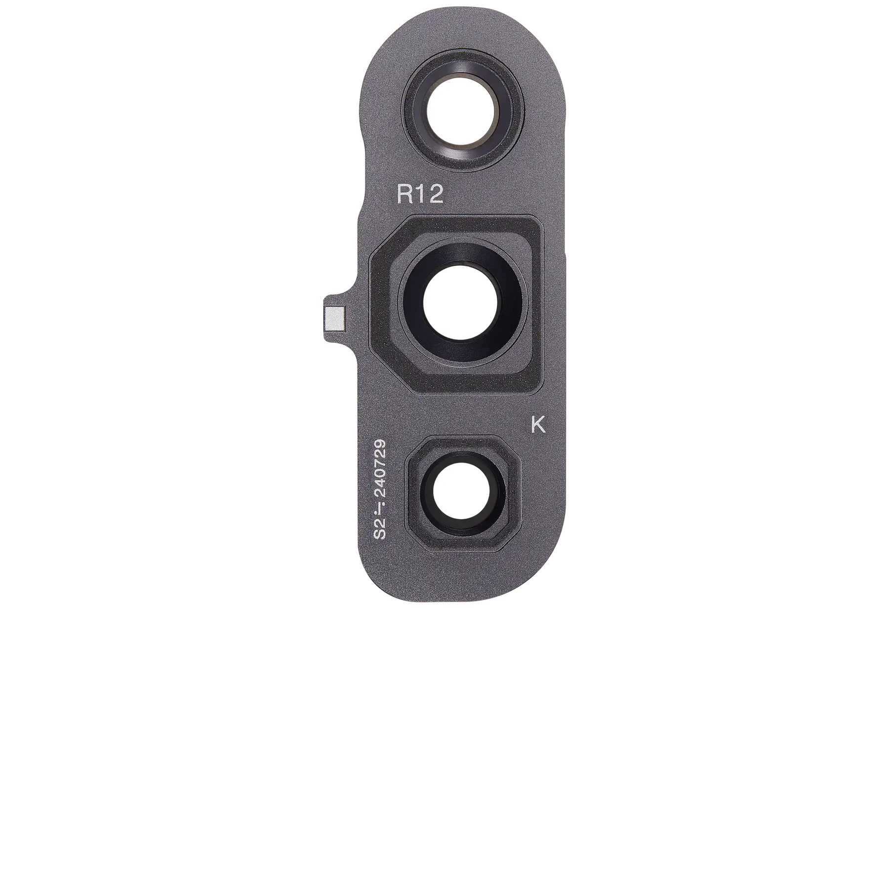 Back Camera Lens With Cover Bezel Ring Compatible For Samsung Galaxy S24 FE 5G (Graphite)