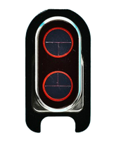 Replacement Back Camera Bezel With Bracket (Bezel Only) Compatible For OnePlus 6 (A6000 / A6003) (Genuine OEM) (Amber Red)