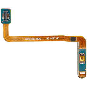 Fingerprint Reader With Flex Cable Compatible For Samsung Galaxy A25 5G (A256 / 2023) (Premium) (Brave Black)