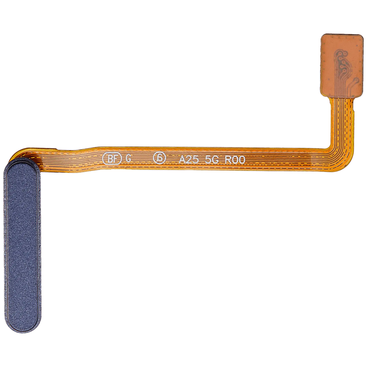 Fingerprint Reader With Flex Cable Compatible For Samsung Galaxy A25 5G (A256 / 2023) (Premium) (Brave Black)
