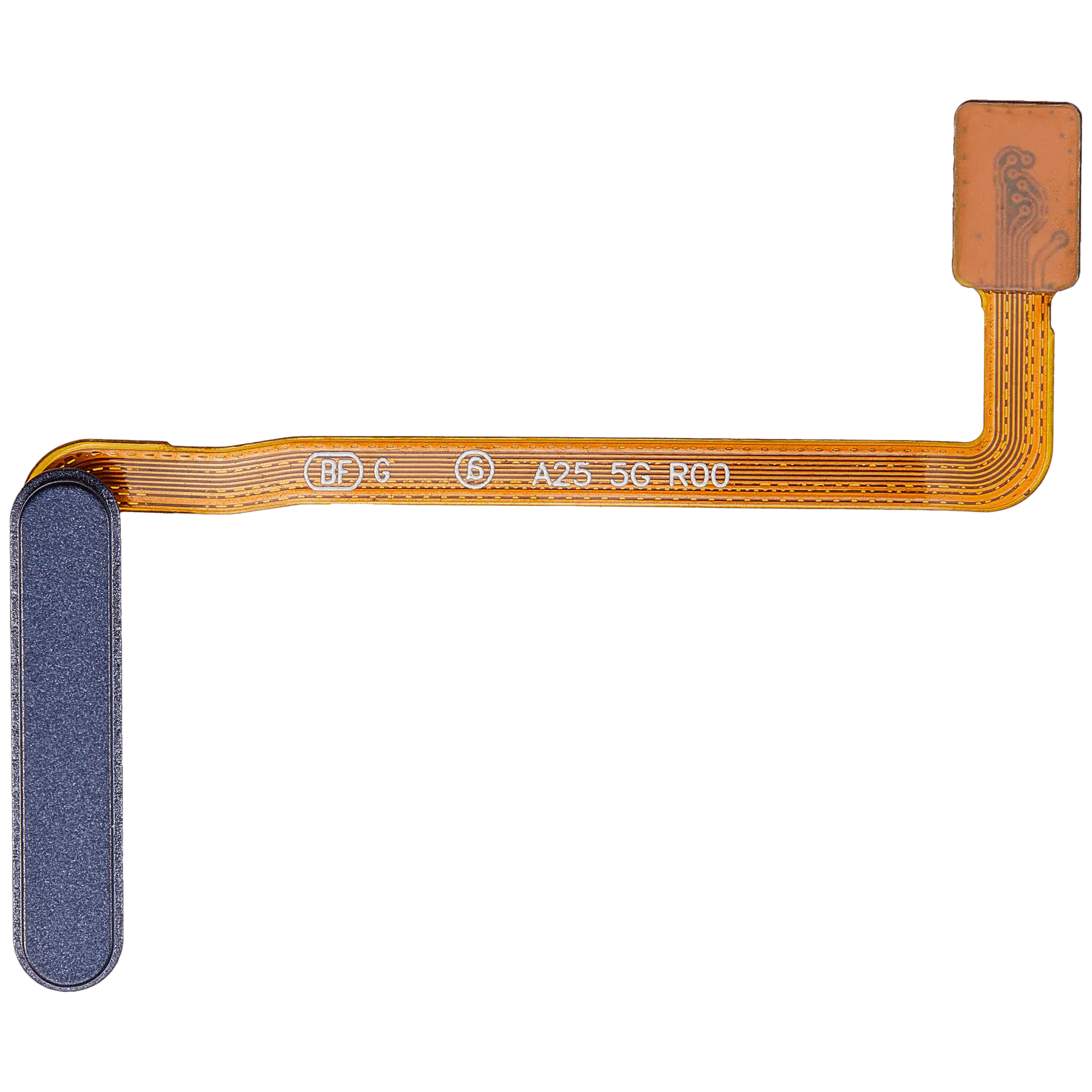 Fingerprint Reader With Flex Cable Compatible For Samsung Galaxy A25 5G (A256 / 2023) (Premium) (Brave Black)