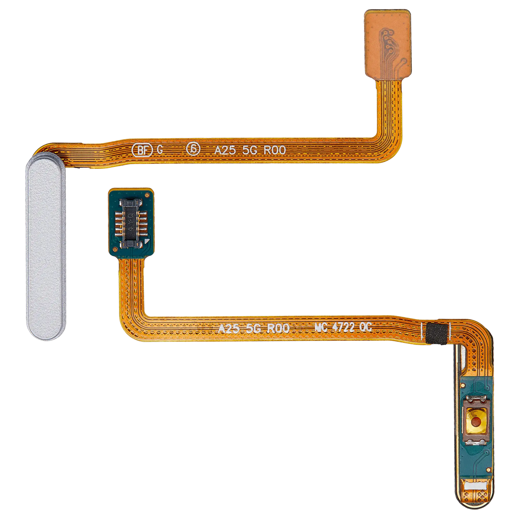 Fingerprint Reader With Flex Cable Compatible For Samsung Galaxy A25 5G (A256 / 2023) (Premium)(Fantasy Blue)