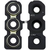 Replacement Back Camera Lens With Bracket Compatible For Samsung Galaxy A55 5G (A556 / 2024) (Premium) (Lemon)