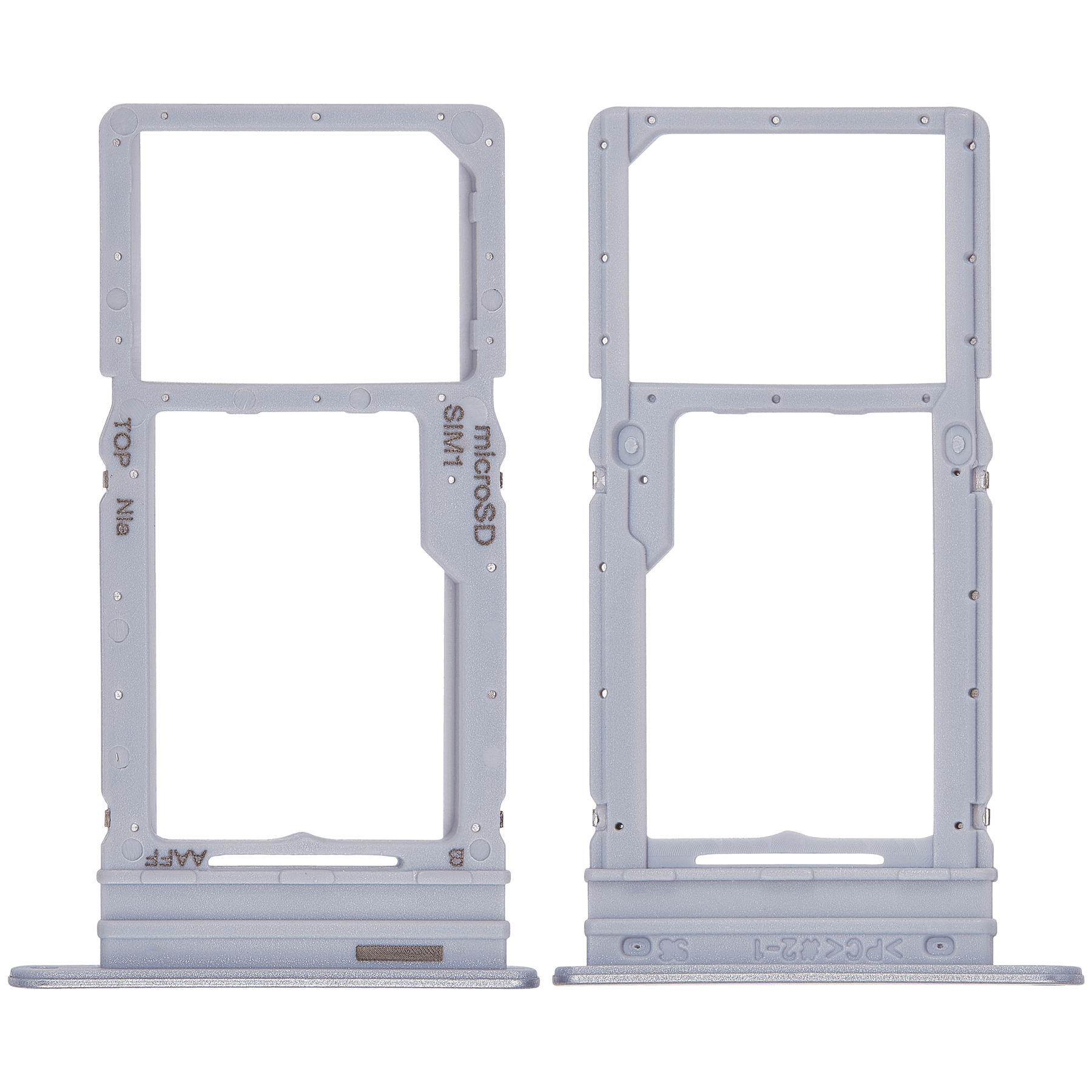 Single Sim Card Tray Compatible For Samsung Galaxy A16 5G (A166 / 2024) (Premium) (Light Gray)